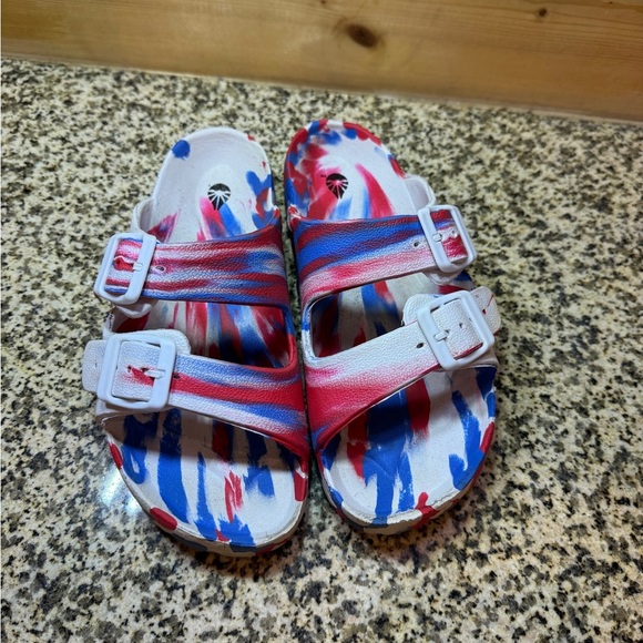 Unknown Brand Size 6 Colorful Sandals - Picture 1 of 5